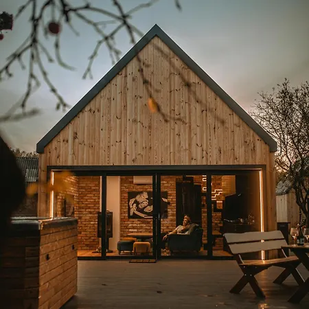 Nowoczesny Drewniany Chill House Villa Dlugosiodlo